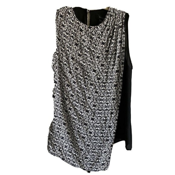 Karen Kane Women’s Small Black‎ Asymetrical Blouse - Picture 1 of 7